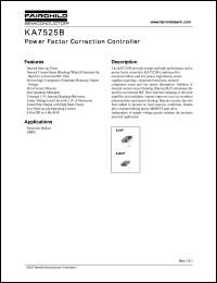 KA7525B datasheet: Power Factor Correction Controller KA7525B