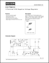 KA79M05 datasheet: 3-Terminal 0.5A Negative Voltage Regulator KA79M05