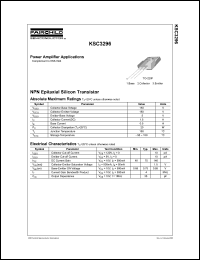 KSC3296 datasheet: NPN Epitaxial Silicon Transistor KSC3296