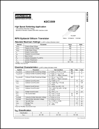 KSC3569 datasheet: NPN Epitaxial Silicon Transistor KSC3569