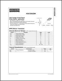 KSC5302DM datasheet: NPN Silicon Transistor KSC5302DM