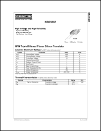 KSC5367 datasheet: NPN Triple Diffused Planar Silicon Transistor KSC5367