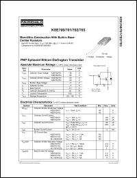 KSE700 datasheet: PNP Epitaxial Silicon Darlington Transistor KSE700