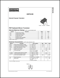 KST4125 datasheet: PNP Epitaxial Silicon Transistor KST4125