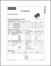 KST5087 datasheet: PNP Epitaxial Silicon Transistor KST5087