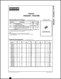 1N5221B datasheet: Zeners 1N5221B