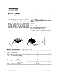 NDB4050L datasheet: N-Channel Logic Level Enhancement Mode Field Effect Transistor NDB4050L
