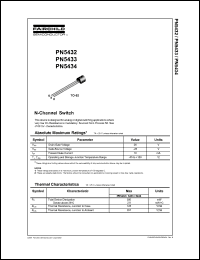 PN5432 datasheet: N-Channel Switch PN5432