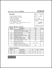 SFH9140 datasheet: P-CHANNEL POWER MOSFET SFH9140