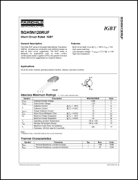 SGH5N120RUF datasheet: Short Circuit Rated IGBT SGH5N120RUF