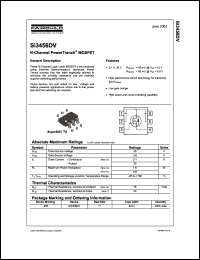 SI3456DV datasheet: N-Channel PowerTrench MOSFET SI3456DV