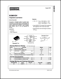 SI3861DV datasheet: Integrated Load Switch SI3861DV