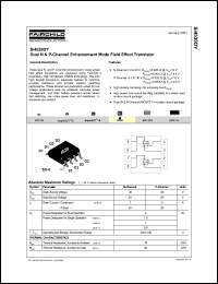 SI4539DY datasheet: Dual N & P-Channel Enhancement Mode Field Effect Transistor SI4539DY