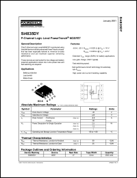 SI4835DY datasheet: P-Channel Logic Level PowerTrench MOSFET SI4835DY