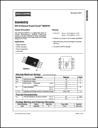 SI6466DQ datasheet: 20V N-Channel PowerTrench MOSFET SI6466DQ