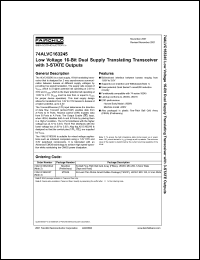 74ALVC163245 datasheet: Low Voltage 16-Bit Dual Supply Translating Transceiver with 3-STATE Outputs 74ALVC163245