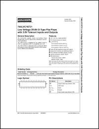 74ALVC16721 datasheet: Low Voltage 20-Bit D-Type Flip-Flops with 3.6V Tolerant Inputs and Outputs 74ALVC16721