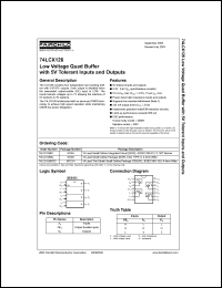 74LCX126 datasheet: Low Voltage Quad Buffer with 5V Tolerant Inputs and Outputs 74LCX126