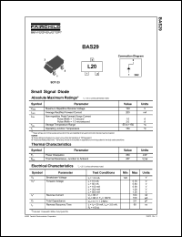BAS29 datasheet: Small Signal Diode BAS29