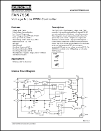 FAN7556 datasheet: Voltage Mode PWM Controller FAN7556