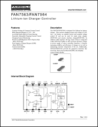 FAN7563 datasheet: Lithium-Ion Charger Controller FAN7563