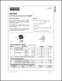 FDD3690 datasheet: 100V N-Channel PowerTrench MOSFET FDD3690