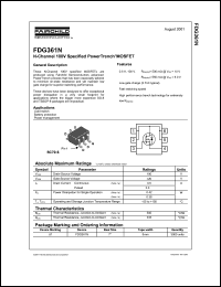 FDG361N datasheet: N-Channel 100V Specified PowerTrench MOSFET FDG361N