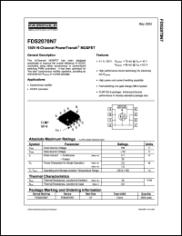 FDS2070N7 datasheet: 150V N-Channel PowerTrench MOSFET FDS2070N7