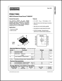 FDS2170N3 datasheet: 200V N-Channel PowerTrench MOSFET FDS2170N3