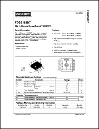 FDS6162N7 datasheet: 20V N-Channel PowerTrench MOSFET FDS6162N7