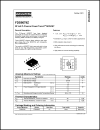 FDS6679Z datasheet: 30 Volt P-Channel PowerTrench MOSFET FDS6679Z