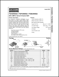 FGB20N6S2 datasheet: 600V, SMPS II Series N-Channel IGBT FGB20N6S2