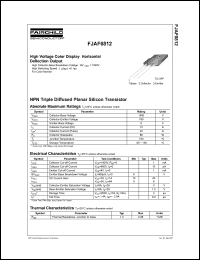 FJAF6812 datasheet: High Voltage Color Display Horizontal Deflection Output FJAF6812