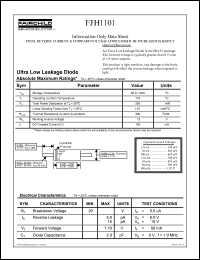 FJH1101 datasheet: Ultra Low Leakage Diode FJH1101