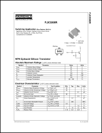 FJX3006R datasheet: NPN Epitaxial Silicon Transistor FJX3006R