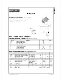 FJX4013R datasheet: PNP Epitaxial Silicon Transistor FJX4013R