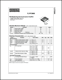 FJYF2906 datasheet: PNP Multi-Chip General Purpose Amplifier FJYF2906