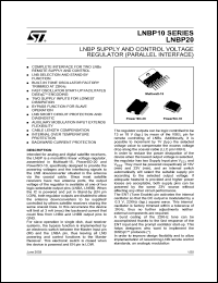 LNBP16SP-TR datasheet: LNB SUPPLY AND CONTROL VOLTAGE REGULATOR (PARALLEL INTERFACE) LNBP16SP-TR