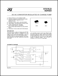 ST619LBDR datasheet: DC-DC CONVERTER REGULATED 5V CHARGE PUMP ST619LBDR