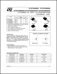 STGD3NB60KT4 datasheet: N-CHANNEL 600V 3A TO-220/TO-220FP/DPAK/D2PAK POWERMESH IGBT STGD3NB60KT4