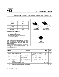 STTH5L06B datasheet: TURBO2 ULTRAFAST HIGH VOLTAGE RECTIFIER STTH5L06B