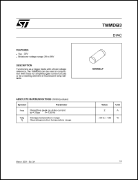 TMMDB3 datasheet: DIAC TMMDB3