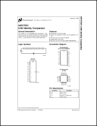 5962-88543012A datasheet: 8-Bit Identity Comparator 5962-88543012A