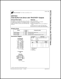 5962-89766012A datasheet: Octal Buffer/Line Driver with TRI-STATE Outputs 5962-89766012A