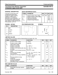 BUK866-400IZ datasheet: Insulated gate bipolar transistor. Protected logic-level IGBT. BUK866-400IZ