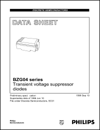 BZG04-8V2 datasheet: Transient voltage suppressor diode. Reverse breakdown voltage (min) 9.4 V. BZG04-8V2
