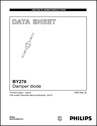 BY278 datasheet: Damper diode. BY278