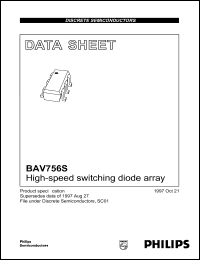 BAV756S datasheet: High-speed switching diode array. BAV756S