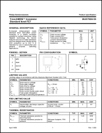 BUK7624-55 datasheet: TrenchMOS transistor. Standard level FET. BUK7624-55