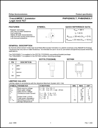 PHB42N03LT datasheet: TrenchMOS transistor. Logic level FET. PHB42N03LT